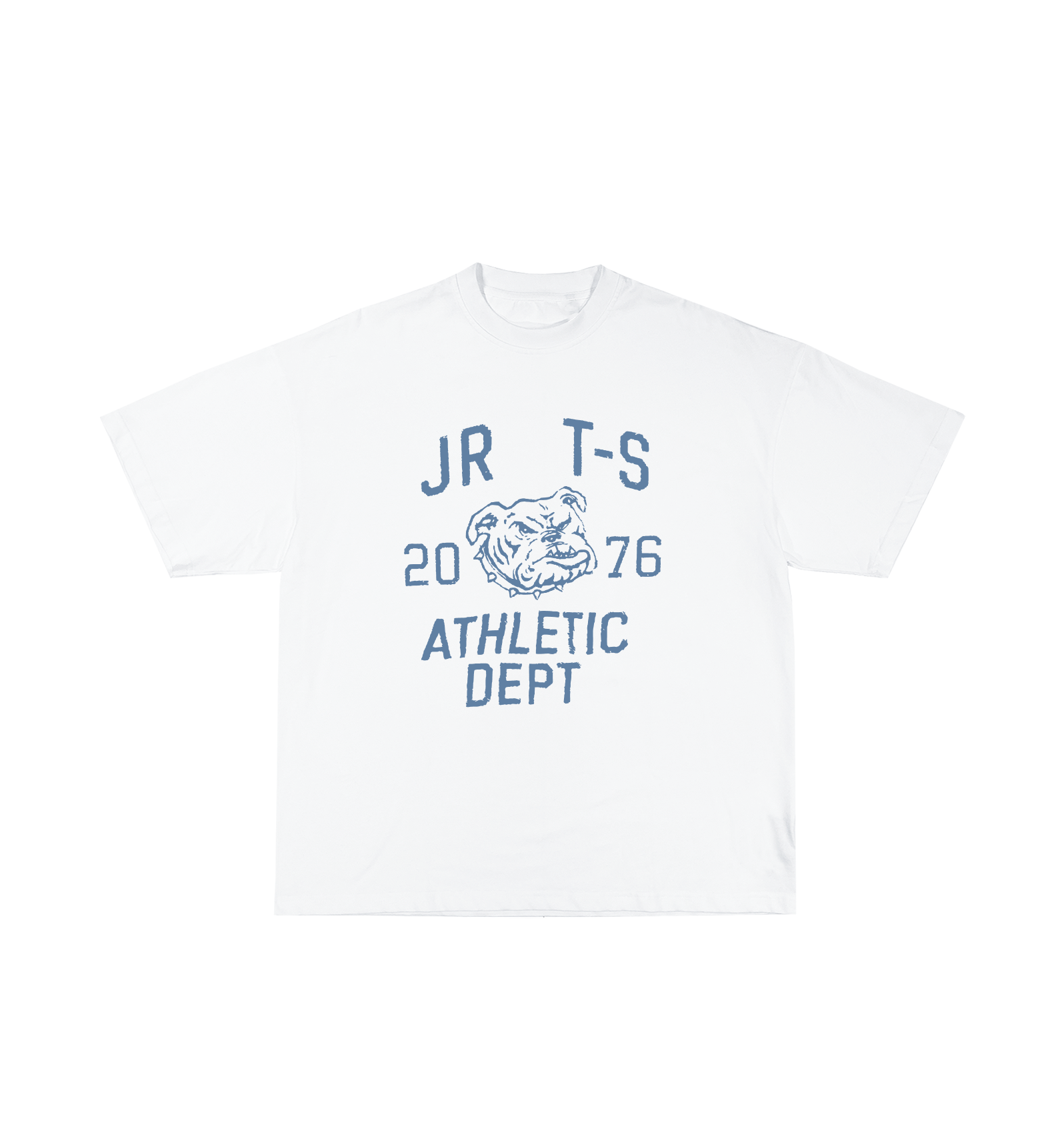 T-shirt JR S-T Bulldog Branca